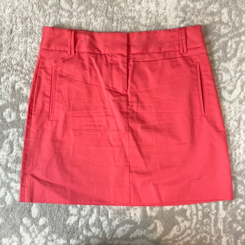 J Crew Salmon colored pencil skirt